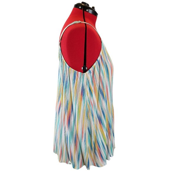 Torrid Sophie Multicolor Stripe Gauze Swing Cami Size 2 NWT - Picture 2 of 7